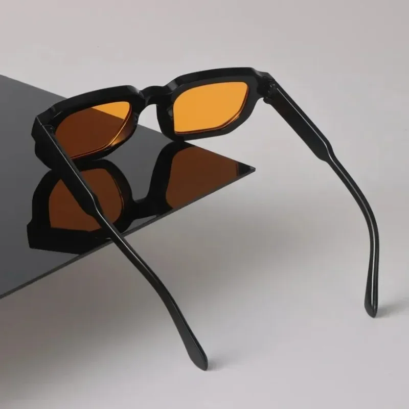 Sexy Square Sunglasses Women Men Black Sun Glasses Cool Designer Eyewear Luxury Colorful Mirror Lens Brand view 6