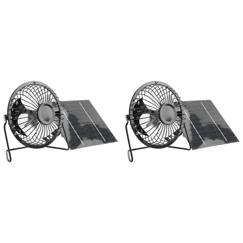 a40z-2x-5w-5v-solar-panel-powered-fan-mini-portable-ventilation-cooling-fan-4-inch-usb-fan-for-camping-yacht-dog-house