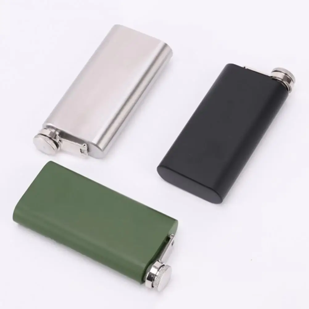 Portable Stainless Steel Hip Flask Leak-proof Wine Storage Bottle Funnel Travel Liquor Flask Flagon Whiskey Wine Pot Drinkware