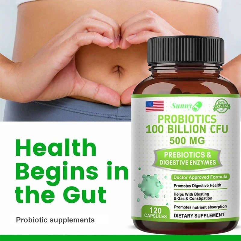 Natural probiotic supplement - aids metabolism, digestion, nutrient absorption, immune support and nutritional supplementation