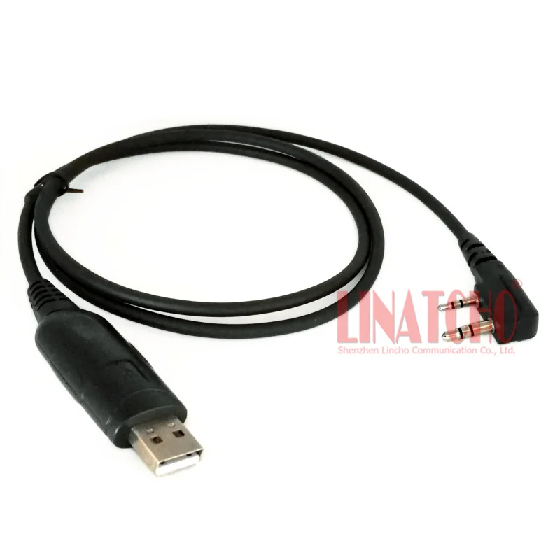 

2-контактный TK-2107 TK-3107 Baofeng 888S UV-5R для большинства раций K Plug USB-кабель для программирования
