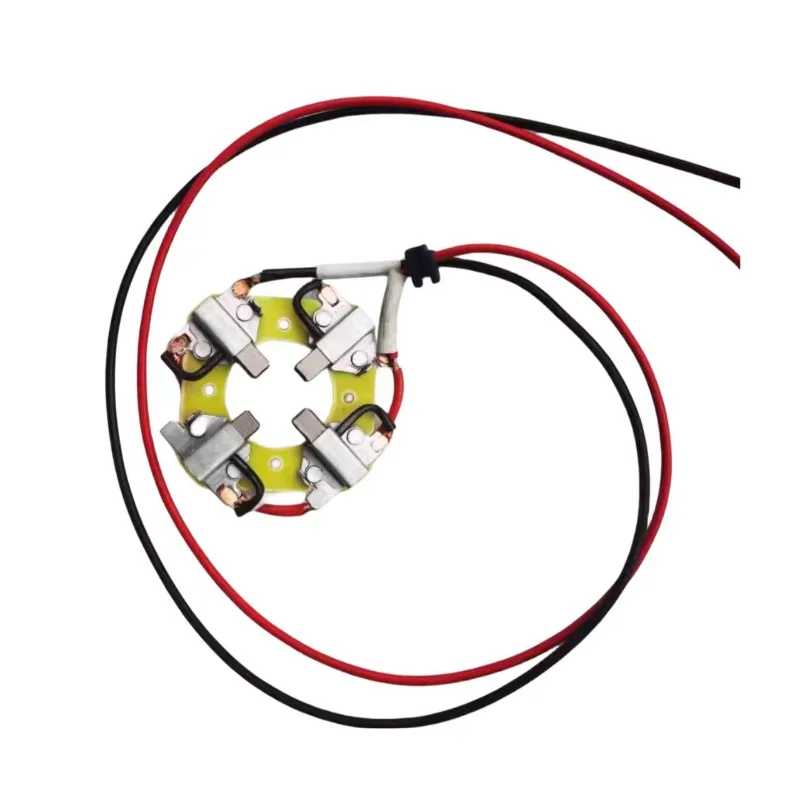 4pcs Motor Accessories, Carbon Brush Holder, Carbon Brush Reduction Motor Accessories, Including Brush DC Motor Accessories