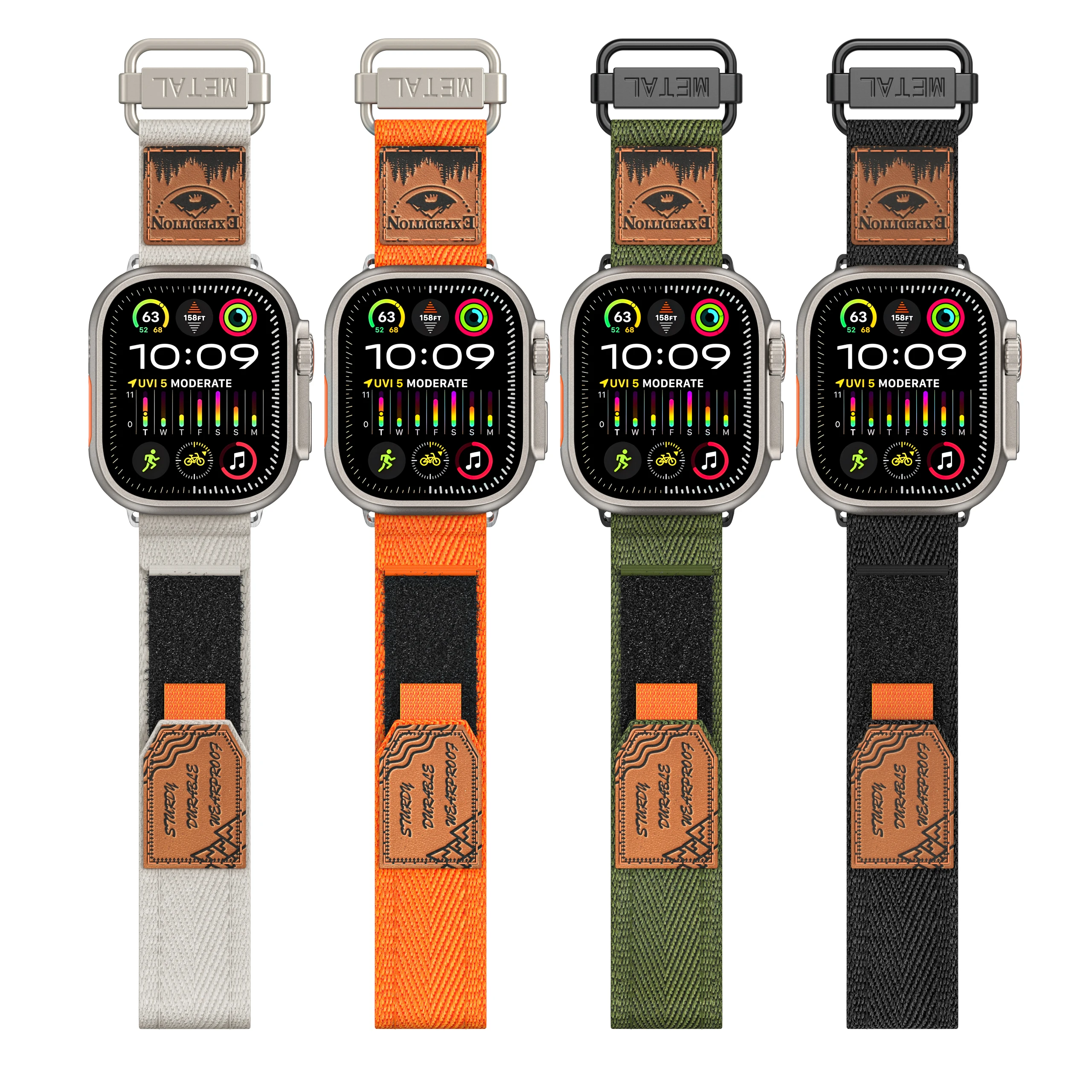

Подходит для ремешка Apple Watch, Apple Watch S9, iWatch 7/6/5/se/4/3/2/1, нейлоновый ремешок Ultra2.