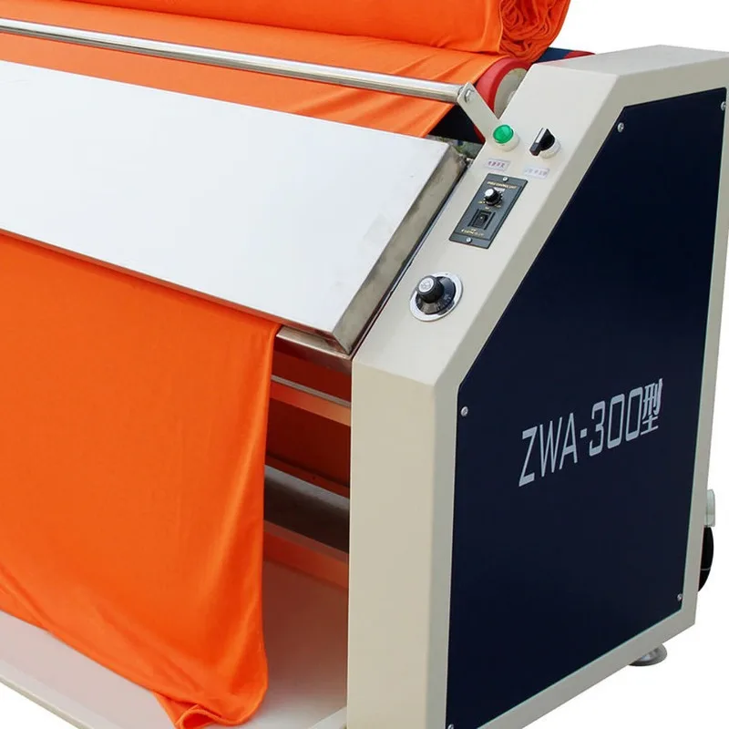 R3-12 size simple version, small clothing factory elastic cloth fabric pre-shrinking machine