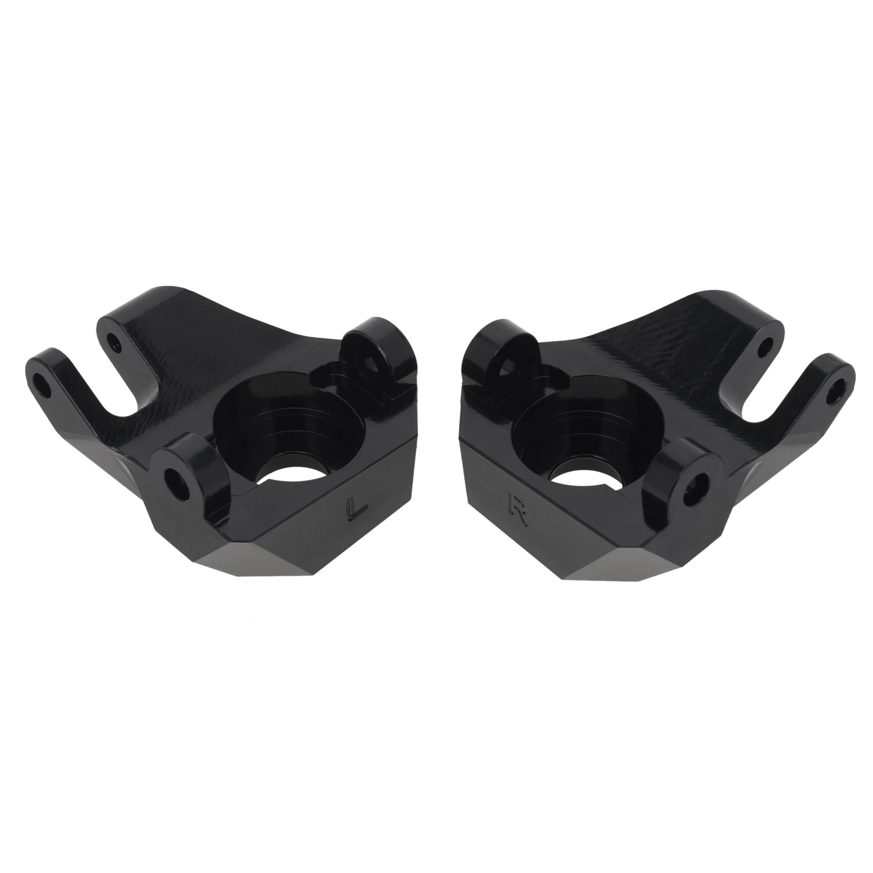 MEUS Racing Black Brass Steering Knuckles for 1/10 Axial SCX10 PRO & SCX10 III AR45 Upgrades Crawler