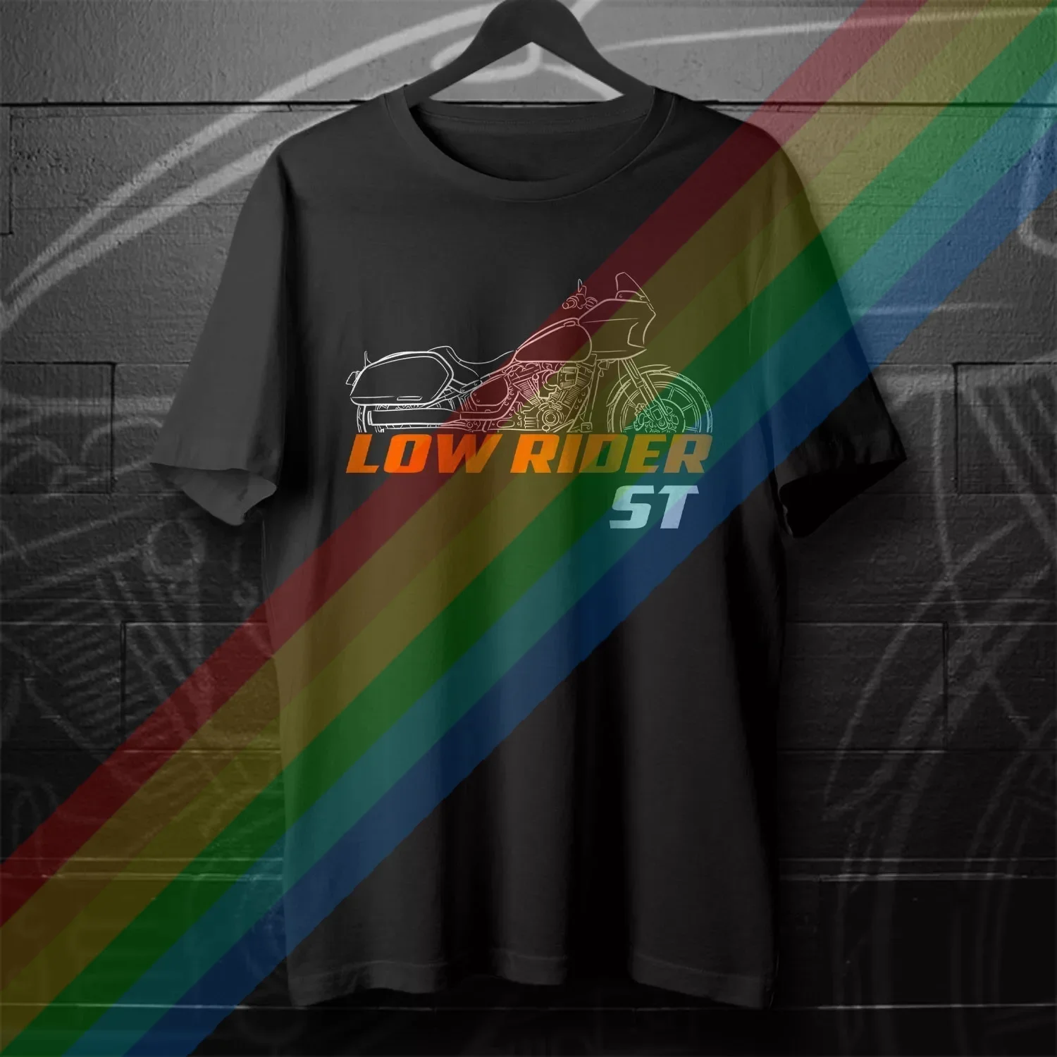 

2025 Man T Shirt Casual FXLRST Low Rider ST 2022-2024 Motorcycle T shirt Graphic Summer Short Sleeves 100% Cotton S-3XL Cool Tee