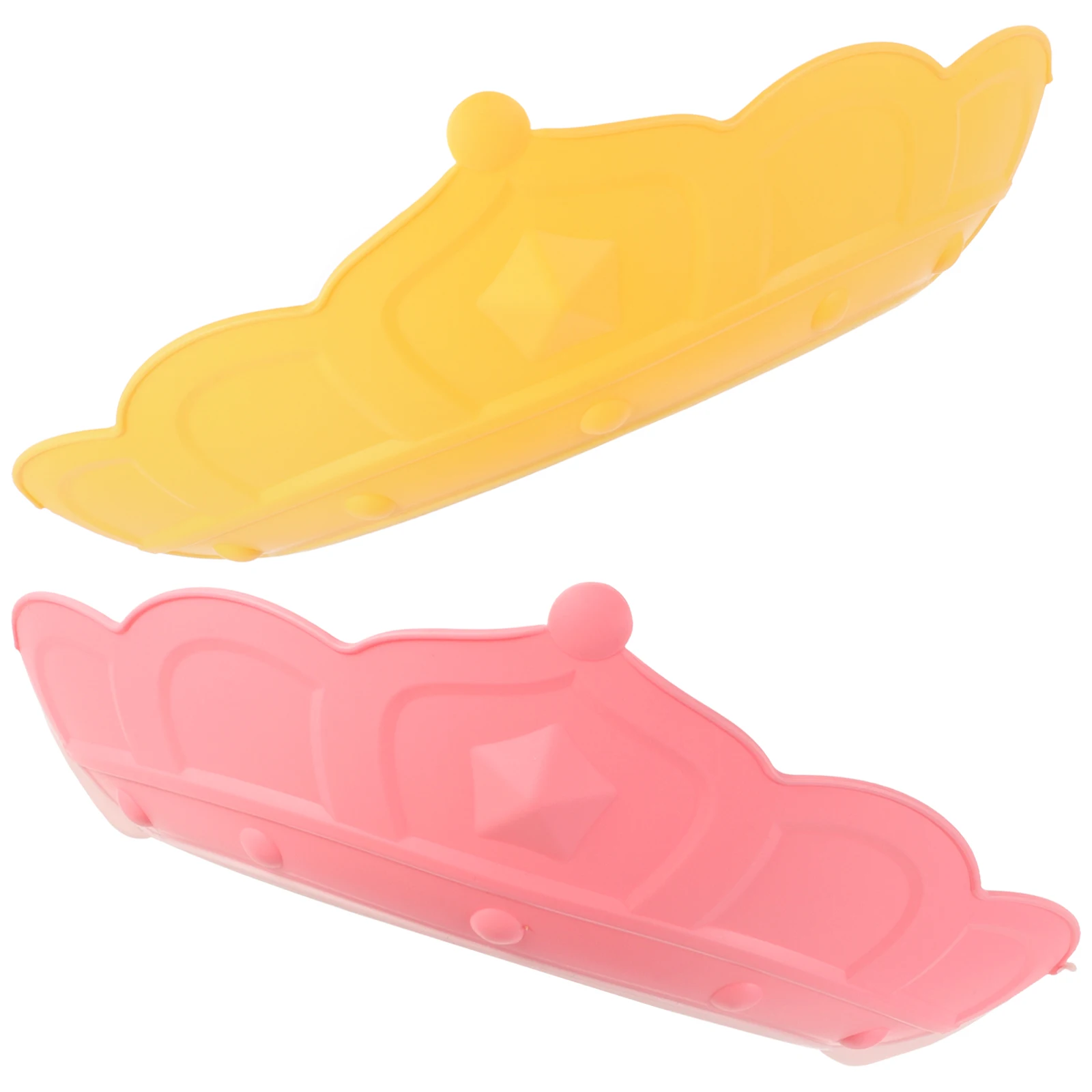 

2Pcs Baby Shower Caps Silicone Shampoo Hats Toddler Bath Hair Washing Shield Adjustable Buckle Protect Ears Eyes Hair Rinsing