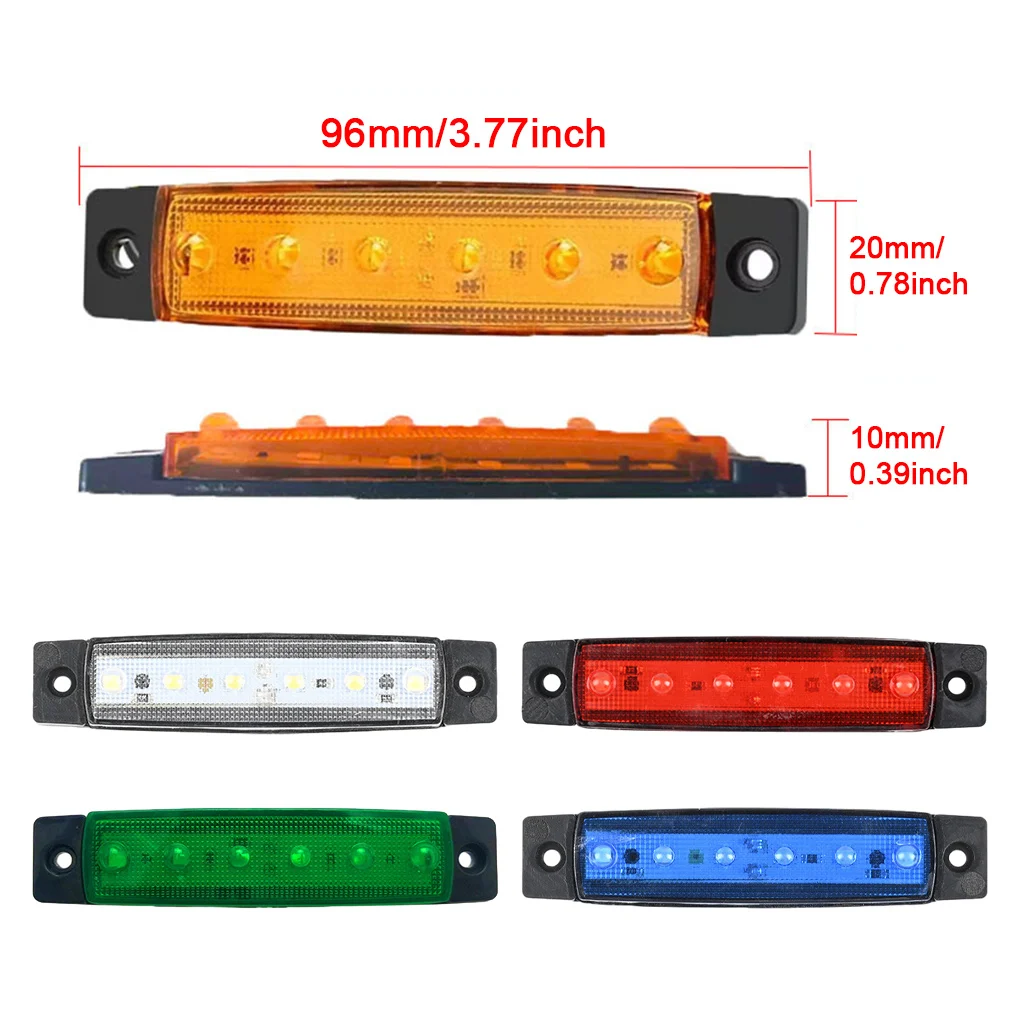 Luz de sinal impermeável do carro, características fáceis da instalação, segurança melhorada, ABS, vermelho, 10 pacotes pelo lote