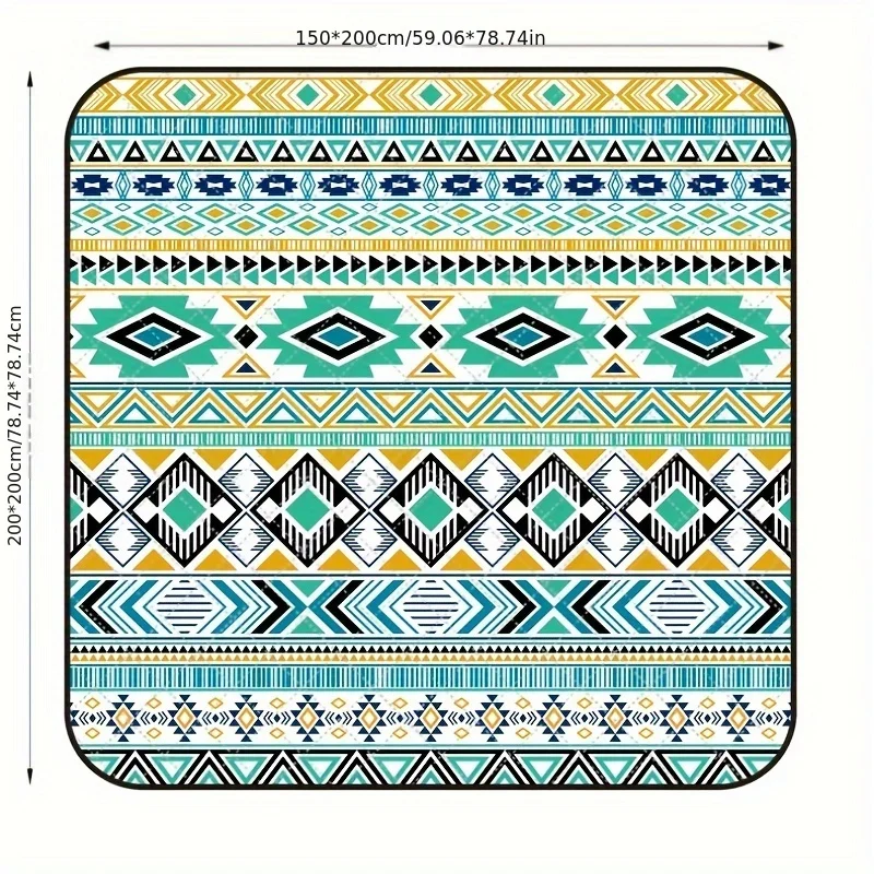 150*200cm Camping Mat Outdoor Picnic Pad Portable Folding Beach Mattress Waterproof Moisture-proof Campsite Rug Park Carpet