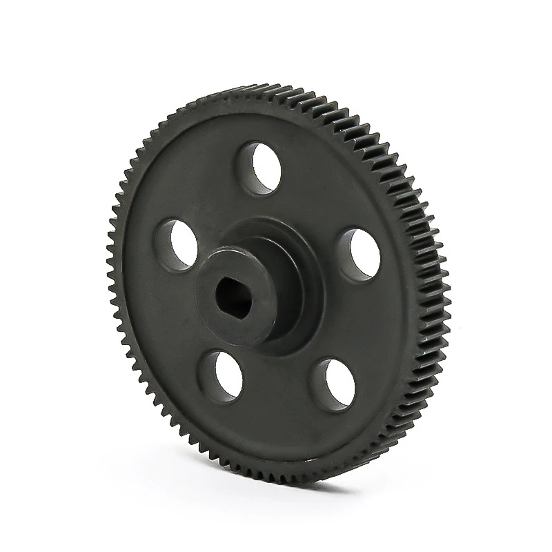 Metal Spur Gear 87T for HSP RGT E86100 Upgrade Parts 180024 RC 1/10 Rock Crawler 94180 86100,Black