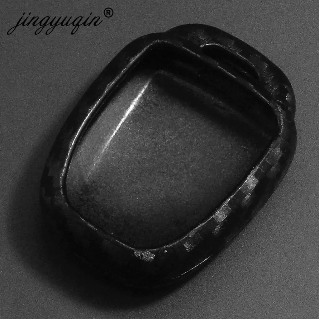 jingyuqin Carbon Silicone Fob Cover For Toyota Yaris Camry Corolla Echo Rav4 Prado Highlander Reiz 4 Buttons Remote Car Key Case