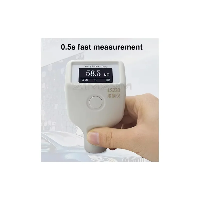 LS230 High Precision Low Temperature Resistant Car Coating Thickness Gauge Supports Mobile APP Large Range Measurement