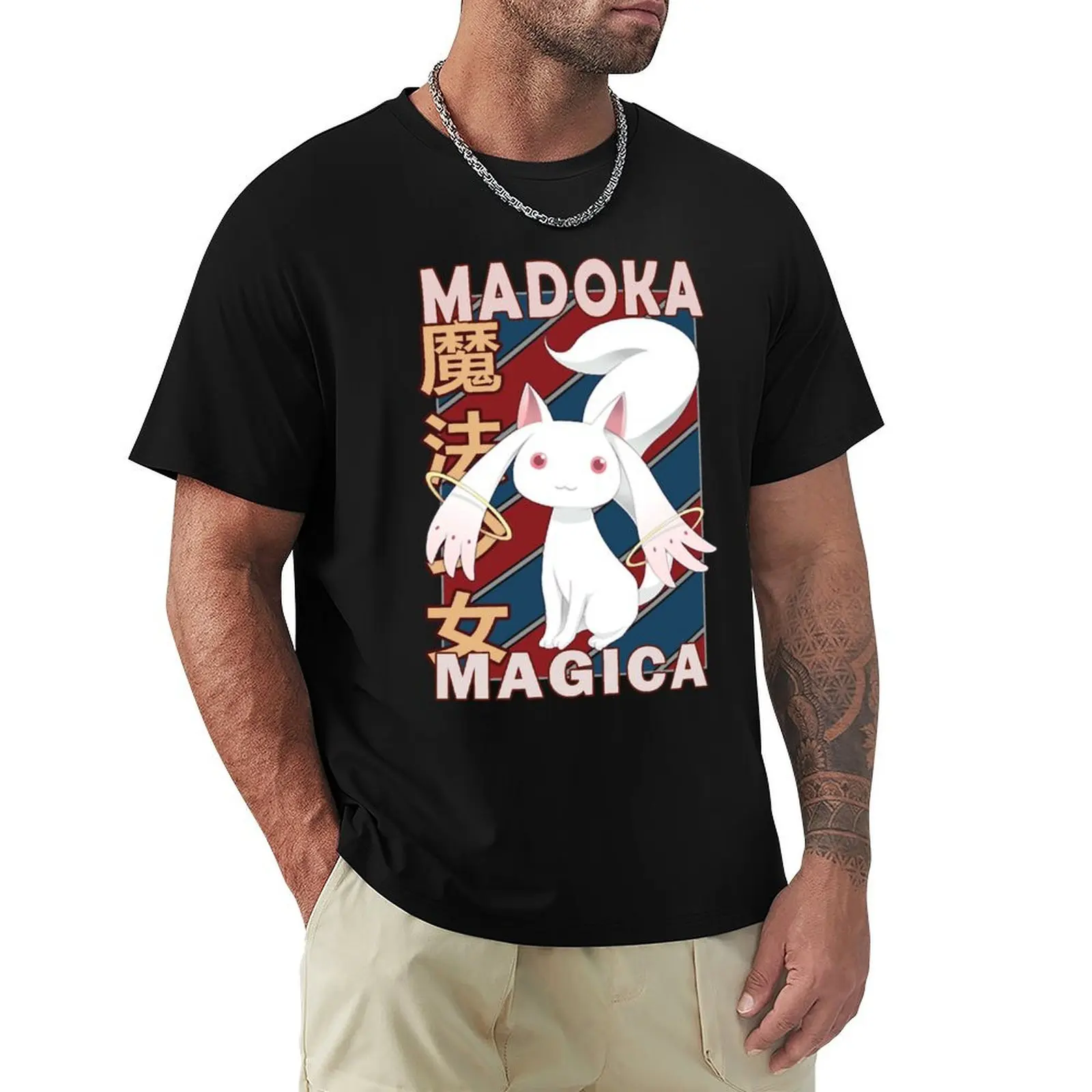 Beautiful Model Puella Magi Madoka Magica Gift Movie Fans T-Shirt oversized cheap stuff Aesthetic clothing mens t shirts