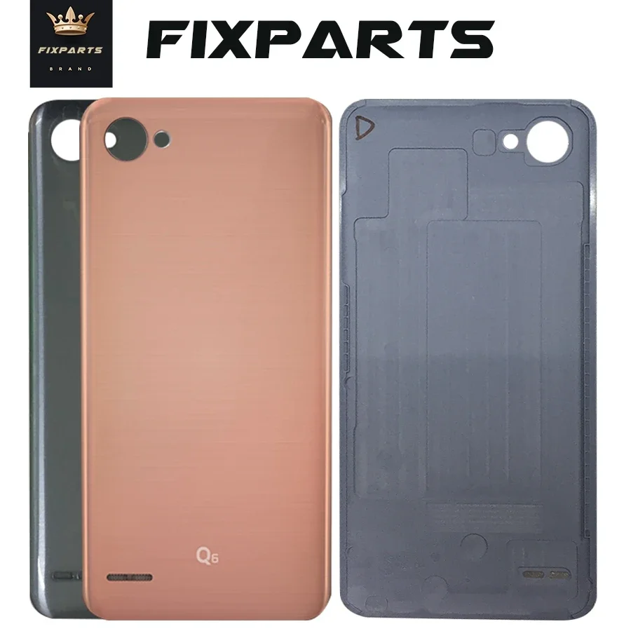 New For LG Q6 Back Battery Cover Rear Housing Door With Camera Lens Replacement M700 Phone For LG Q6 Battery Cover