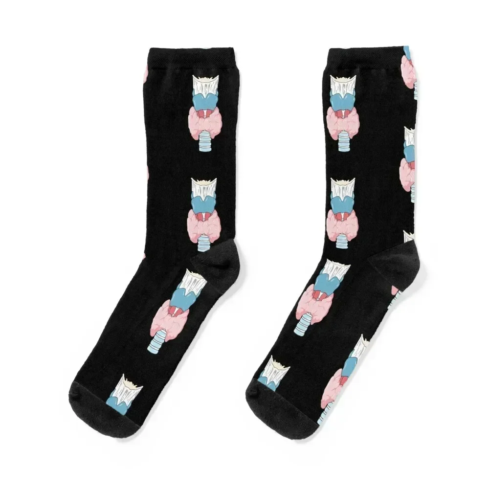 

Thyroid medicine anatomy Socks Toe sports sheer winter thermal warm winter Socks Man Women's