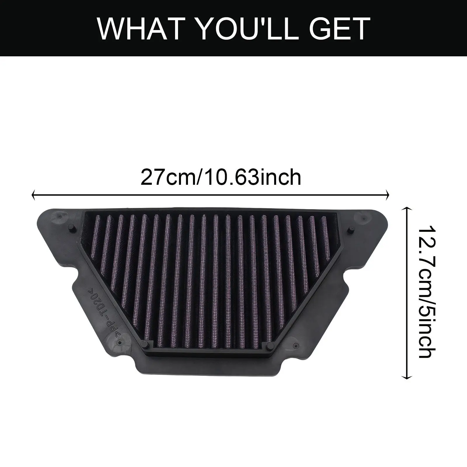 

Motorcycle Air Filter Ya-6009 Spare Parts Motorbike Accessories Practical Air Cleaner Directly Replace for Yamaha XJ6 600 09-15