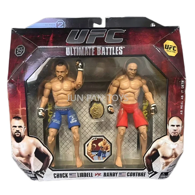 UFC Ultimate Battles Randy Couture Vs. Chuck Liddell Classic Action Figure Collectible Model Boy Children's Toys New Year's Gift