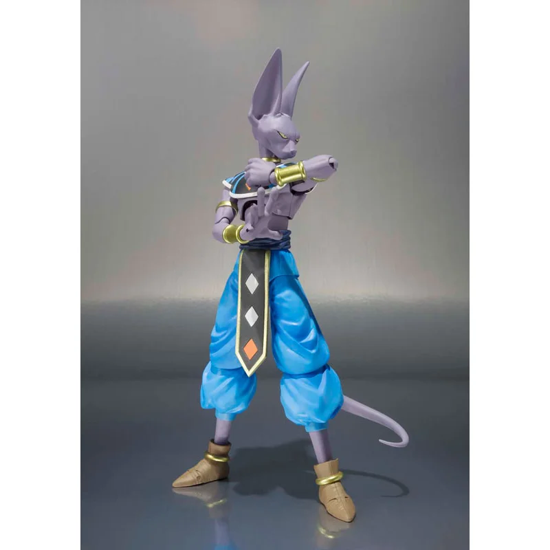100% Original Bandai S.H. Figuarts SHF Beerus Dragon Ball Super In Stock Anime Action Collection Figures Model Toys