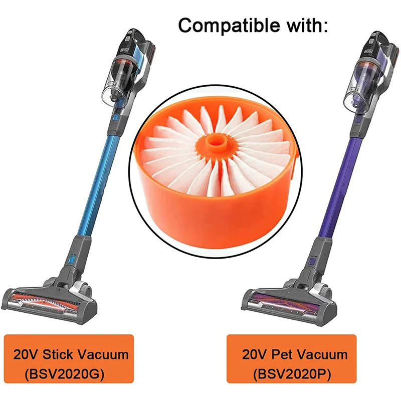 

【Today Only】2X сменный фильтр для Blackdecker BSV2020G BSV2020P Powerseries Extreme, аксессуары для беспроводного пылесоса