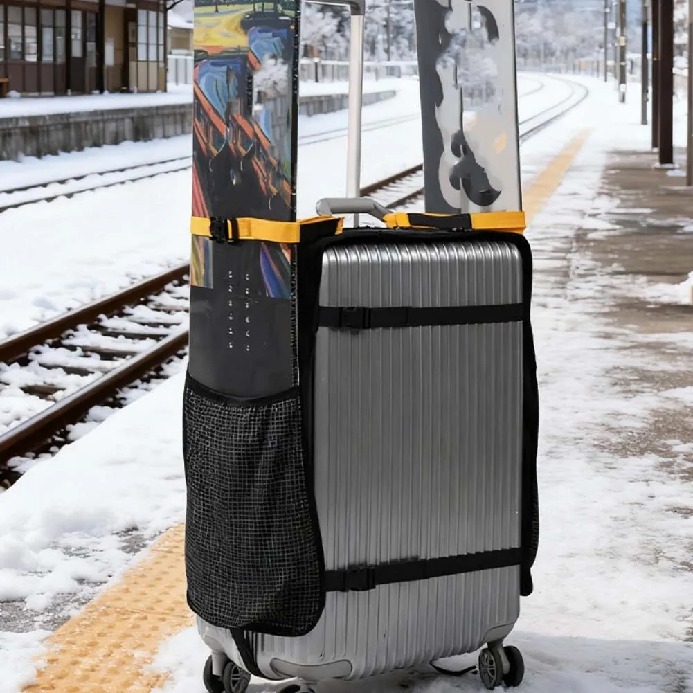 

1pc Snowboard Storage Bag Waterproof Scratch-resistant Protection Bag For Ski/Luggage Box Protection Replace Accessories