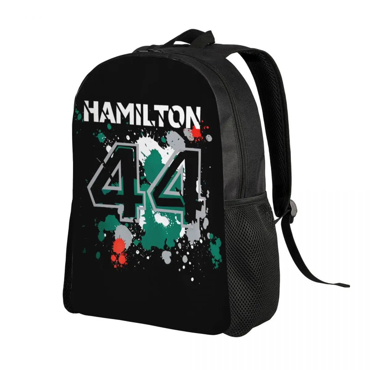 Custom The Lewis Legacy Motorsport Travel Backpack Men Women School Laptop Bookbag 44 Car Racing College Student Daypack Bags