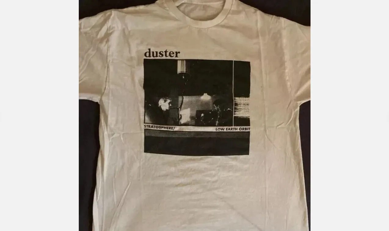 Duster Band White T-Shirt Cotton Full Size Unisex Reprint
