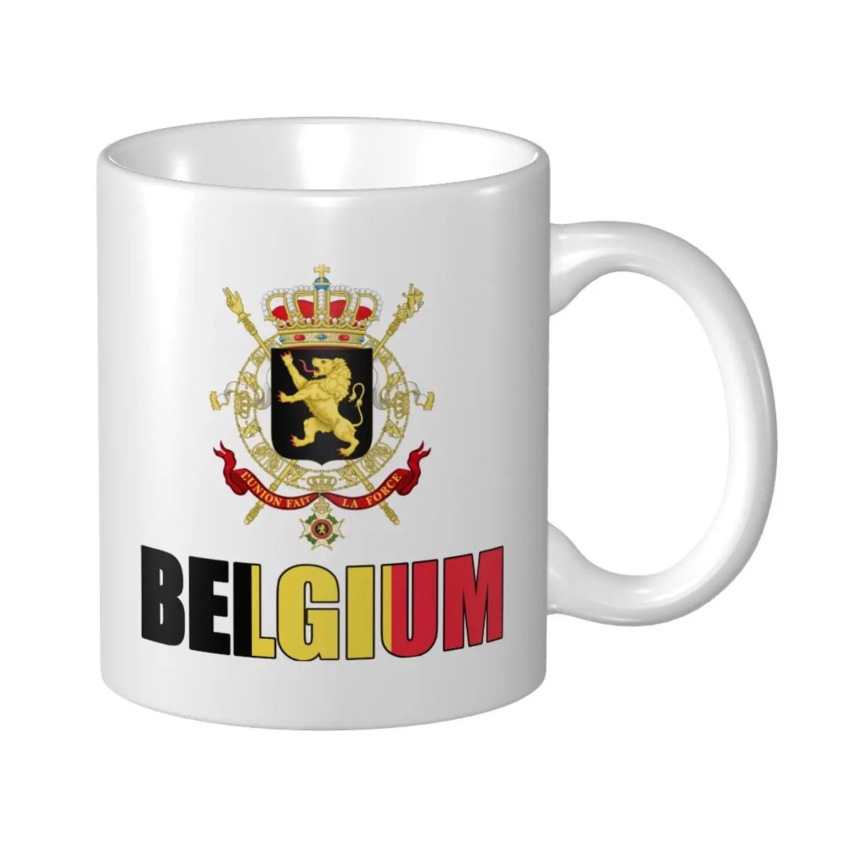 

Mark Cup Mug Belgium Letter Flag Emblem Coffee Mugs Tea Milk Water Cup Travel Mugs For Office Home