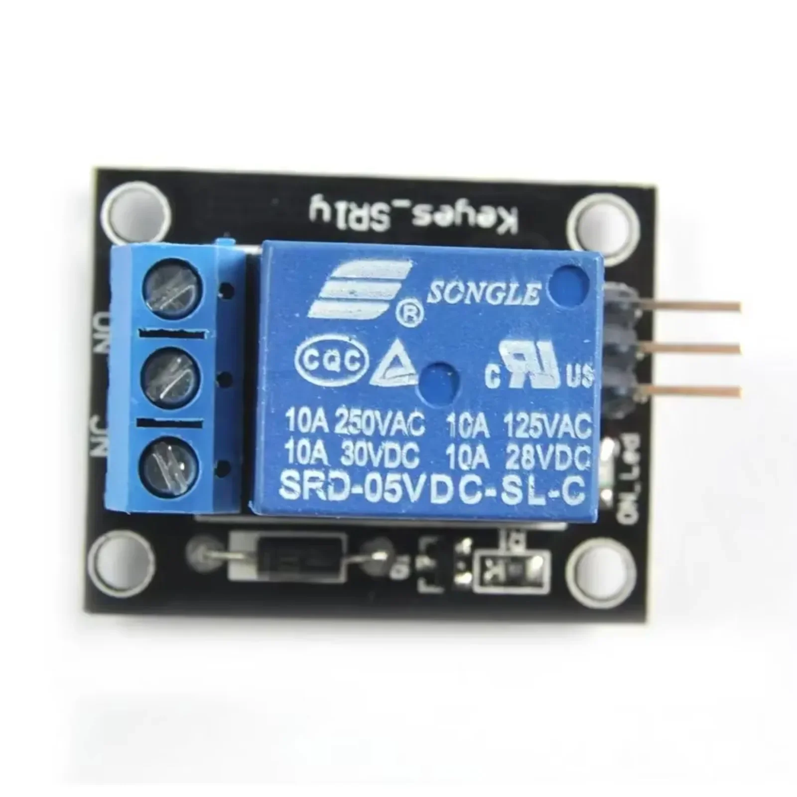 5PCS 1 Channel 5V Relay Module for Arduino PIC AVR ARM DSP SRD-05VDC-SL-C Low Level Trigger Relay Board for Smart Home & DIY