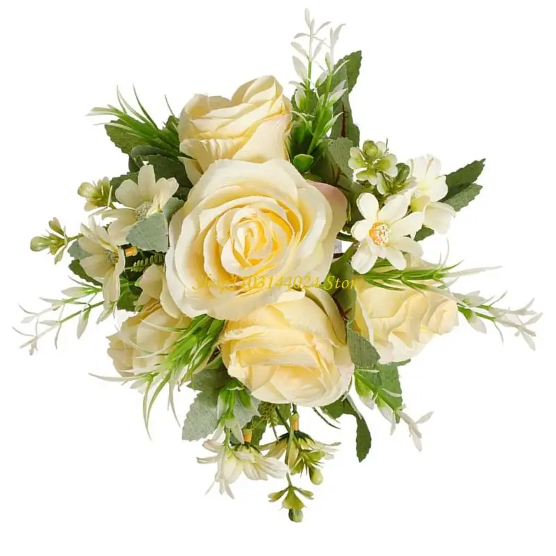 N5KE Flower Arrangement Centerpiece Tabletop Decoration Bouquet For Wedding Reception
