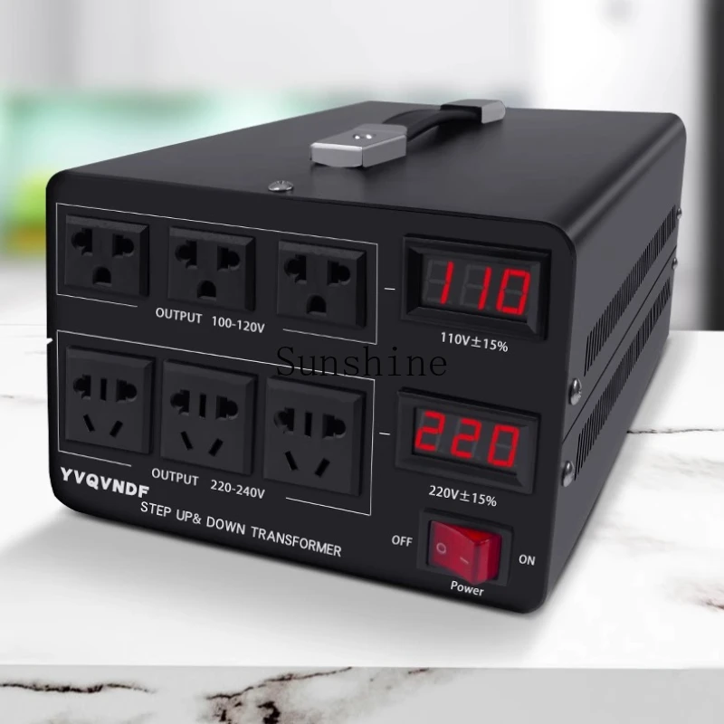 

Bidirectional transformer 220V to 110V100V to 220V electrical voltage high power conversion