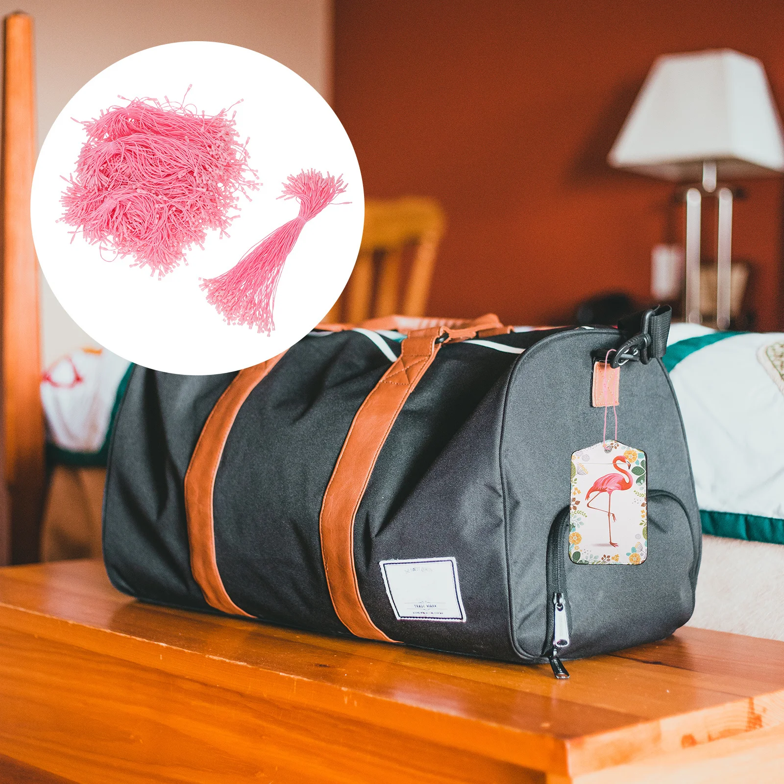 

1000Pcs Pre-Cut Ornament Ropes with Snaps Strong Hanging Strings for Xmas Party Supplies Crystal Balls and DIY Decorations