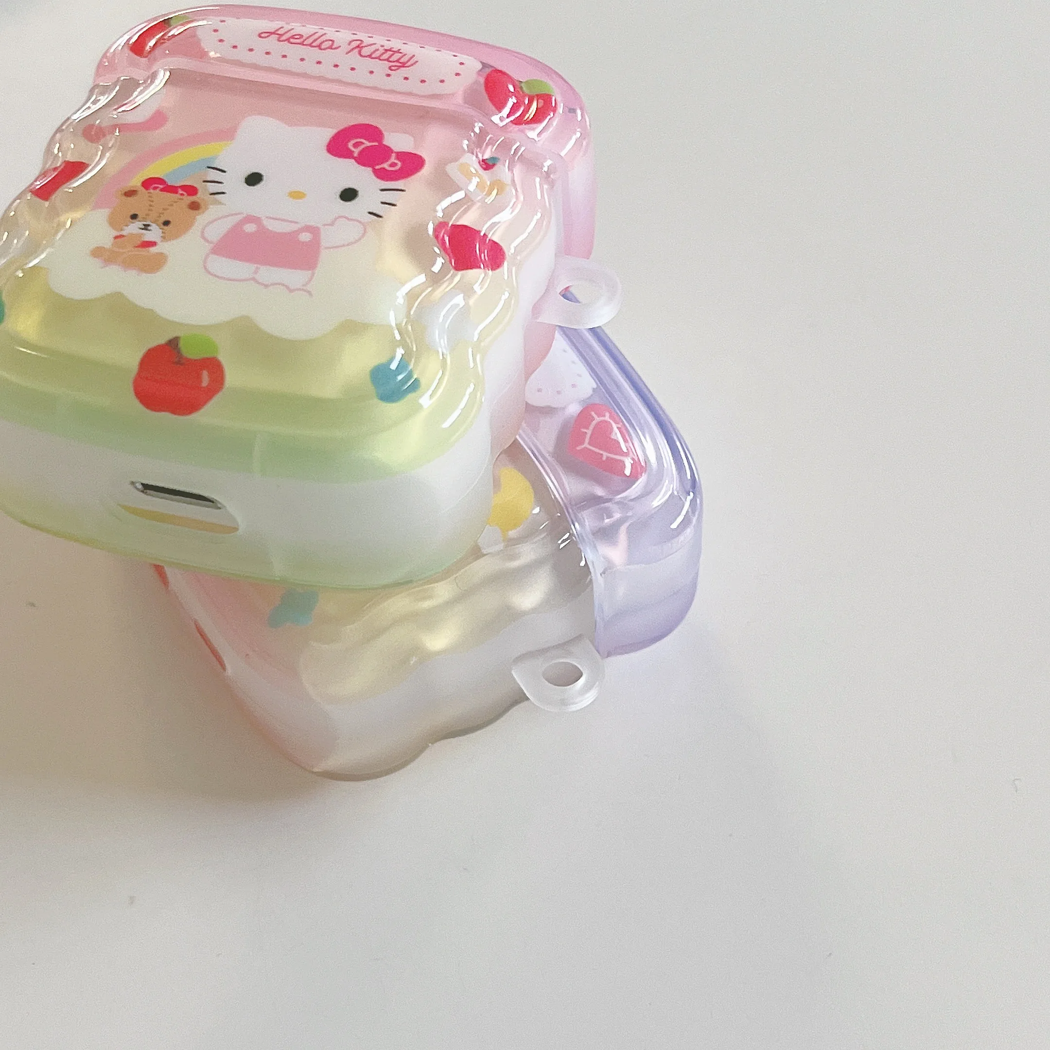 Apple için Sanrio yumuşak kulaklık kutusu Airpods 3rd 2 1 Pro 2 Kitty Melody Pendant mi Pochacco kulaklık koruyucu kapak ile kolye