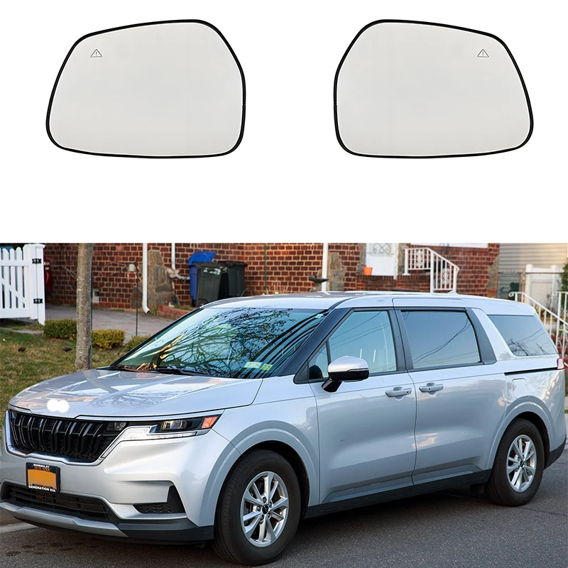 

Applicable to KIA CARNIVAL/ SEDONA 2021-2025/ Rearview mirror glass BSD heated lens with blind spot lane change assist function