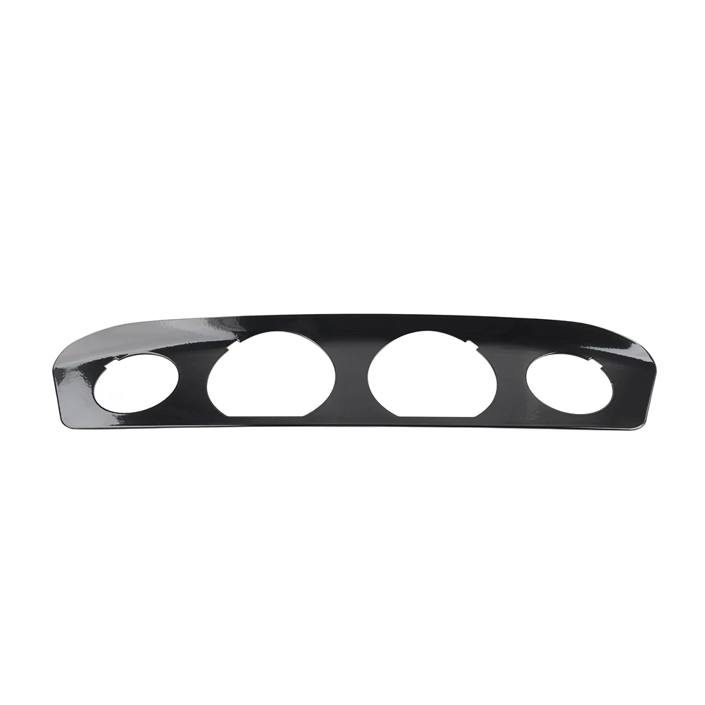 1Pcs Motorcycle Metal Inner Fairing Gauge Trim Plate Cover For Harley Touring Street Glide 2014-2023 Black