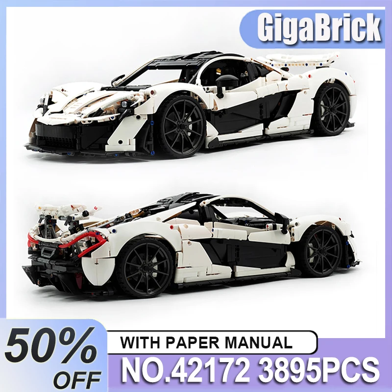 

Высококачественные технические MOC 42172 1:8 P1, персонализированные блоки суперспортивного автомобиля, модель гиперкаров, кирпичные игрушки для мальчиков, подарки на день рождения для взрослых