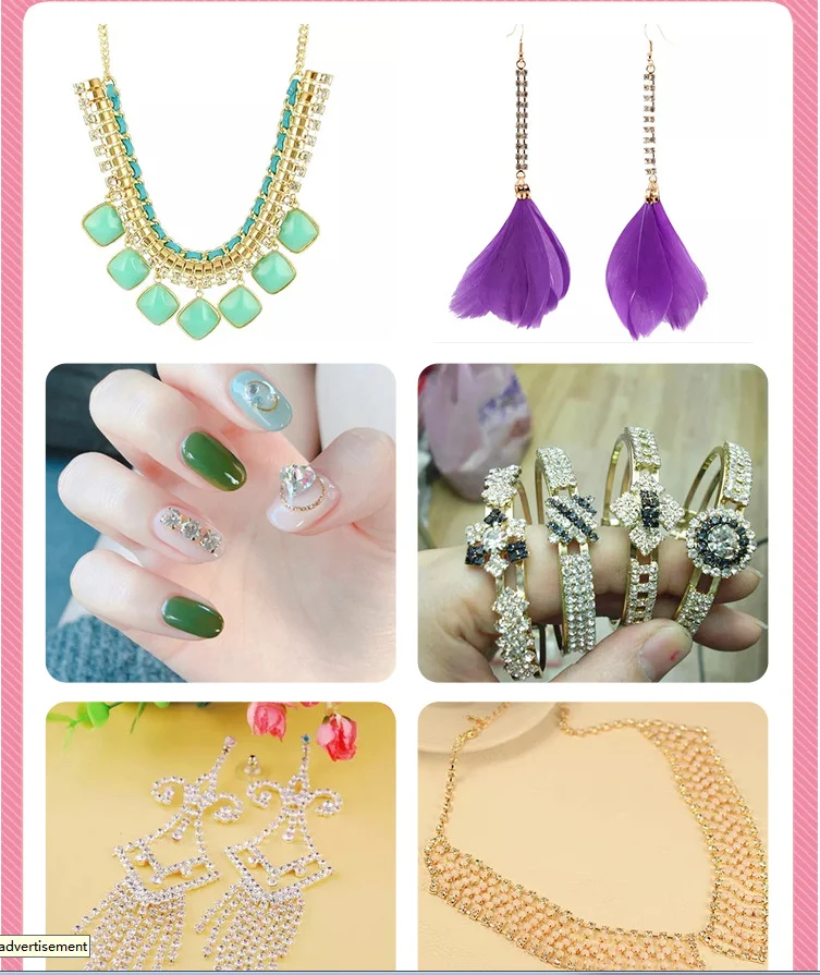 10Yards/lot ss6-ss18 dense Crystal rhinestone chain close crystal in gold base Cup chain for clothing ornament accessories
