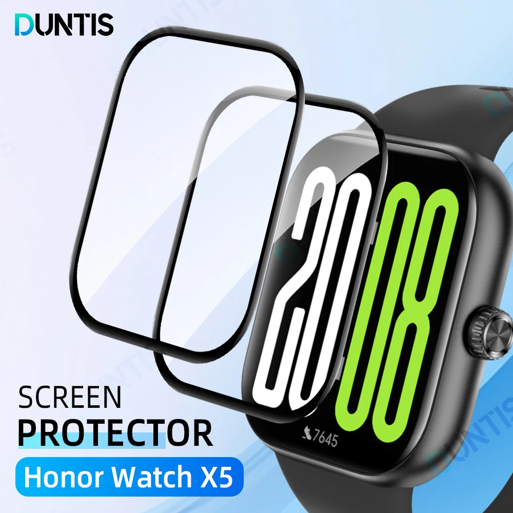 

Screen Protector for Honor Watch X5 3D Curved Screen Protector Ultra-HD Full Coverage Protective Film for Honor X5 Accessories