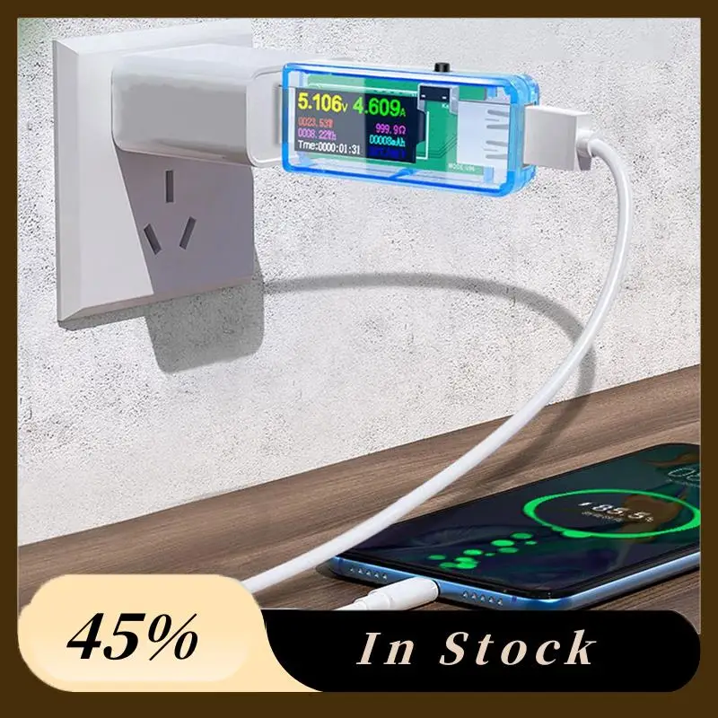 

The New USB Tester DC Digital Voltmeter Ammeter Voltage Ammeter Detector Mobile Power Charger Indicator