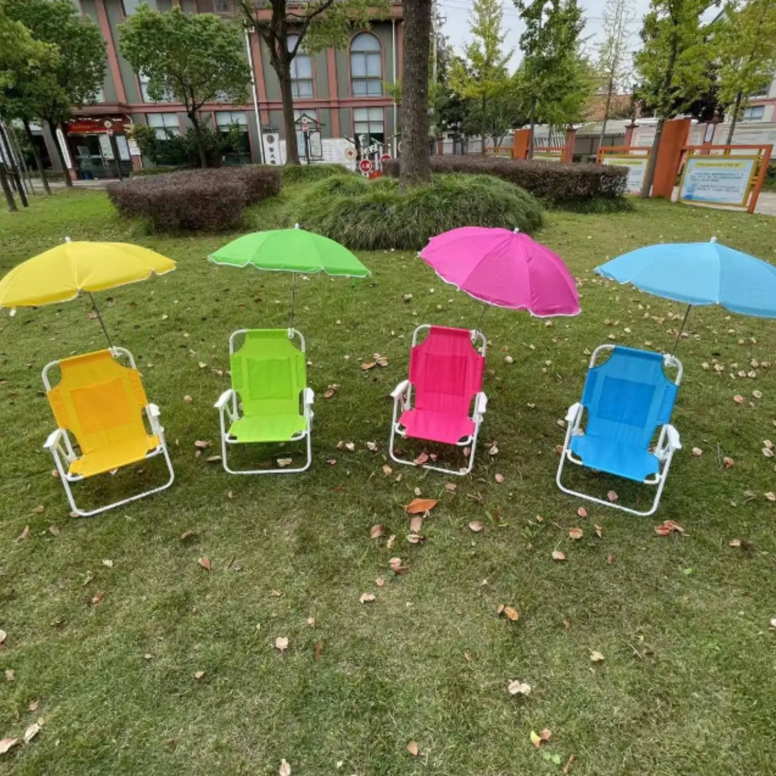 Chaise de plage pliable pour e - Kids Outdoor Lounge Chair With Umbrella avis et prix