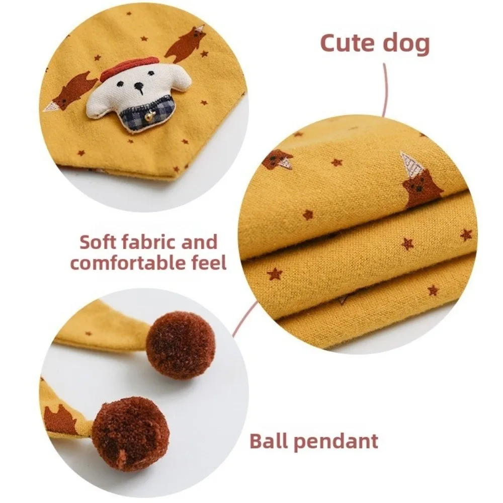 جديد الكرتون القطن مثلث وشاح شتاء دافئ سميكة في الهواء الطلق الأطفال منديل يندبروف الاطفال غطاء الرقبة