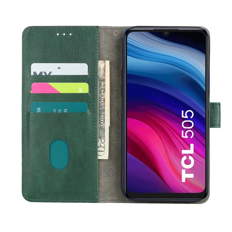 حافظة هاتف محفظة جلدية Capas TCL ، غطاء ، محفظة TCL505 Fundas ، T509K ، T5094 #2