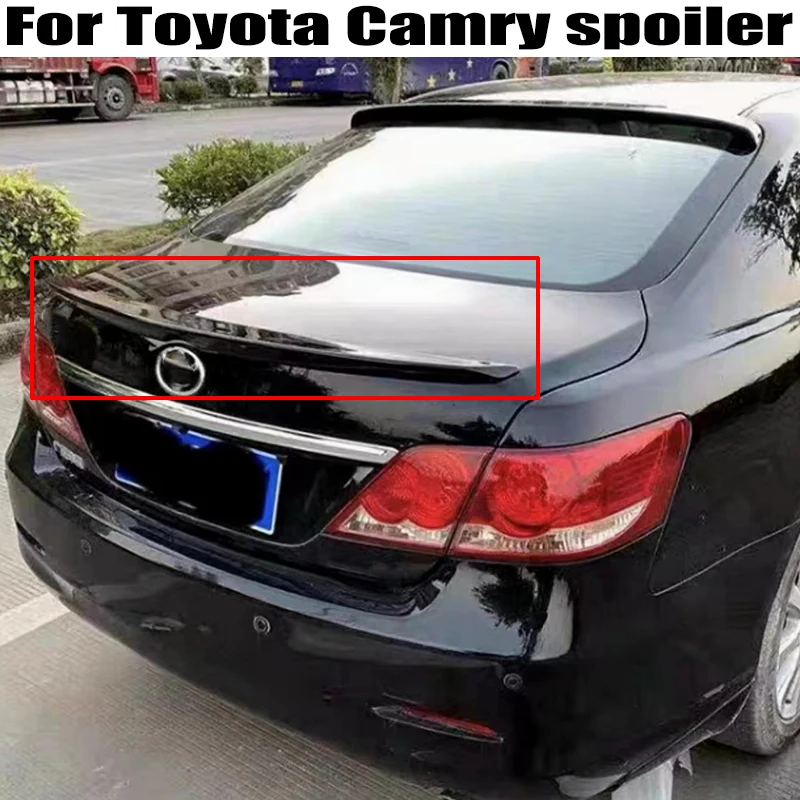 

For Toyota Camry Sedan spoilers 2007 2008 2009 2010 2011 High Quality ABS Plastics Car Rear trunk cover wings spoiler Airfoil