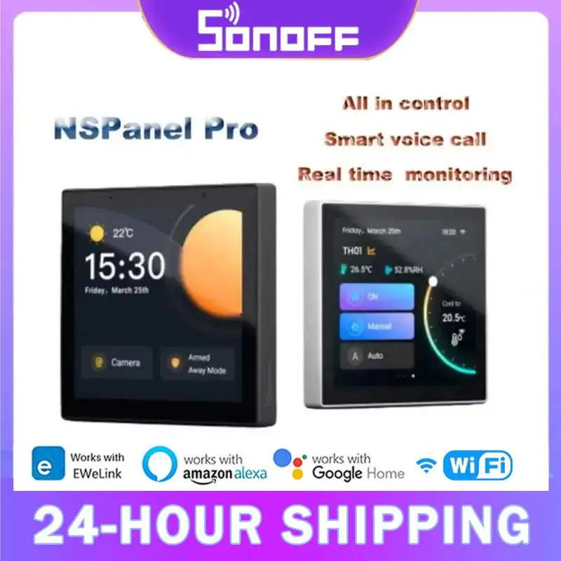 

SONOFF NSPanel Pro Smart Home Control Panel Smart Thermostst Power Consumption DIY Switch Module Supports All Sonoff Devices