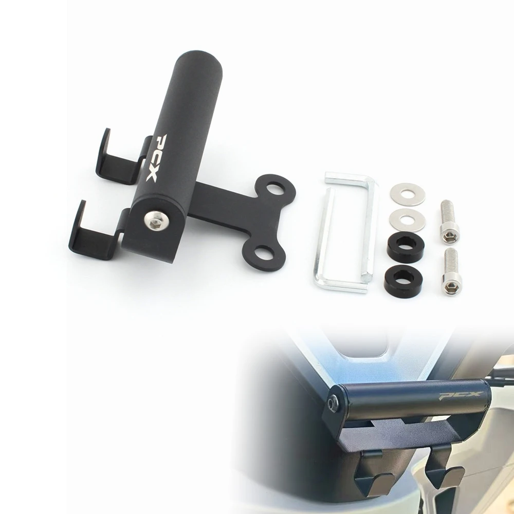 For Honda PCX160 PCX 160 2025 Accessories Navigation Bracket Mount Smartphone GPS Holder Handlebar Hook Storage Hook Claw
