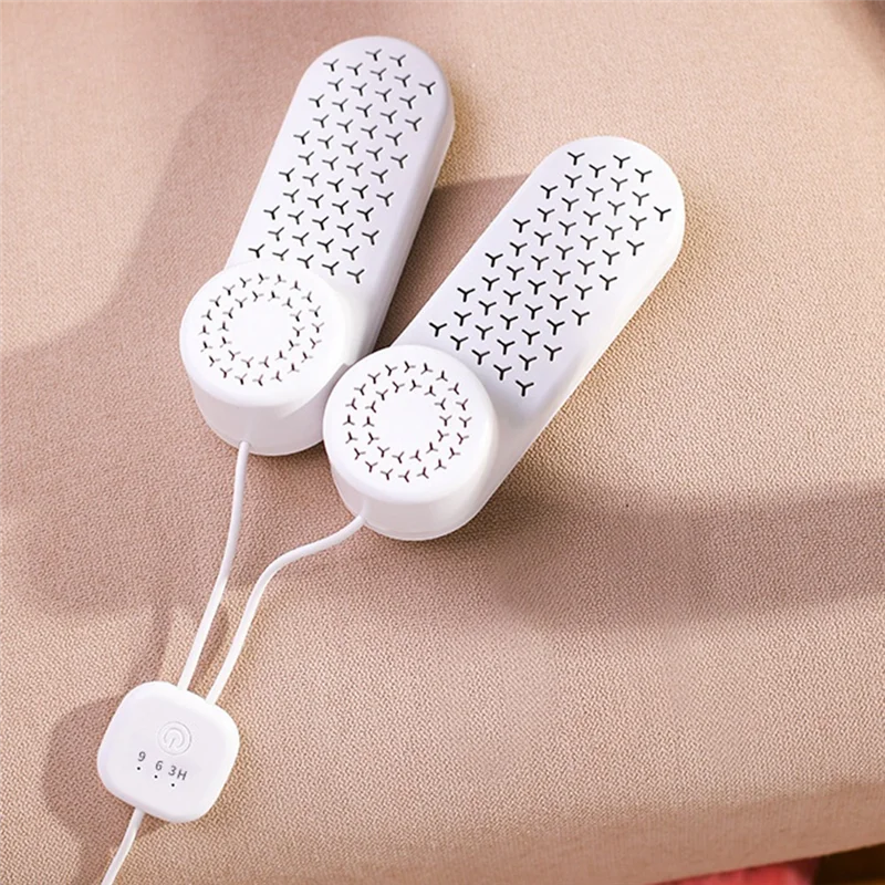 

AA21-Пластиковая сушилка для обуви с таймером Сушилка для ног Сушилка для ботинок Зима Необходимая для семейной сушки Устраняет неприятный запах и дезинфицирует обувь