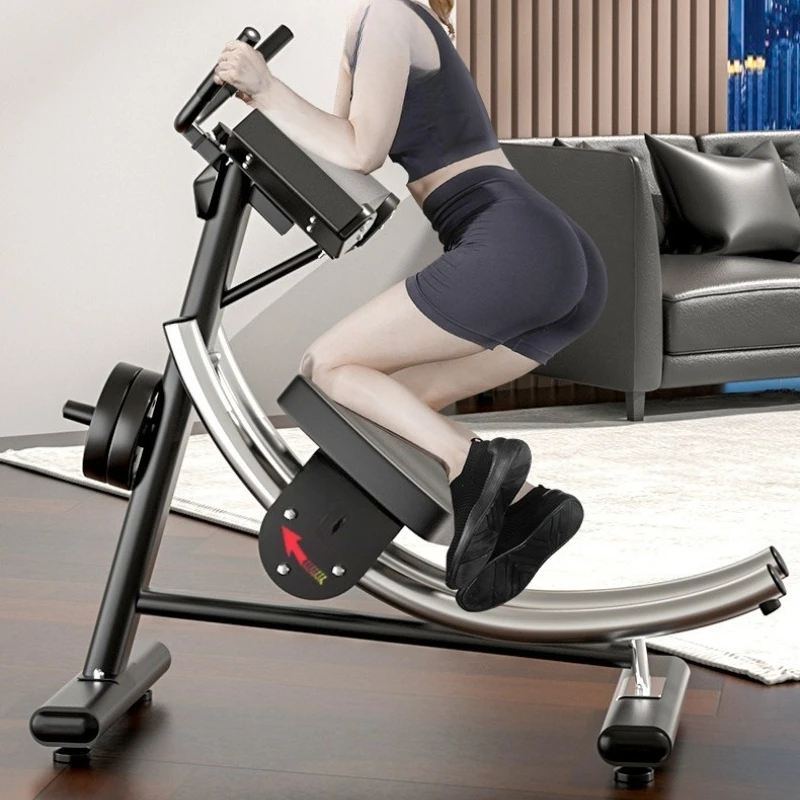 Foldable Vertical Abdominal Curl Machine - Household Abdominal Rolling Fitness Equipment - Abdominal Muscle Trainer