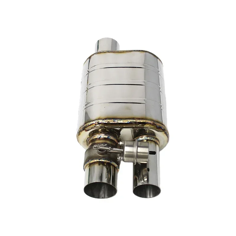 Exhaust Pipe Muffler For Universal escape Acoustical Damper 304 Stainless Steel Exhaust control escape Exhaust system