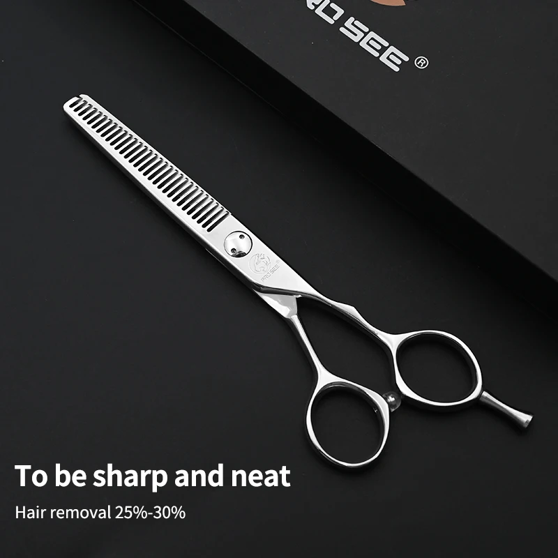 

VG10 Stainless Steel Hair Shears 5.5 6.0 Inch Barber Scissors with Sharp Straight Blade for Beauty Salon Hair Cutting Scissors