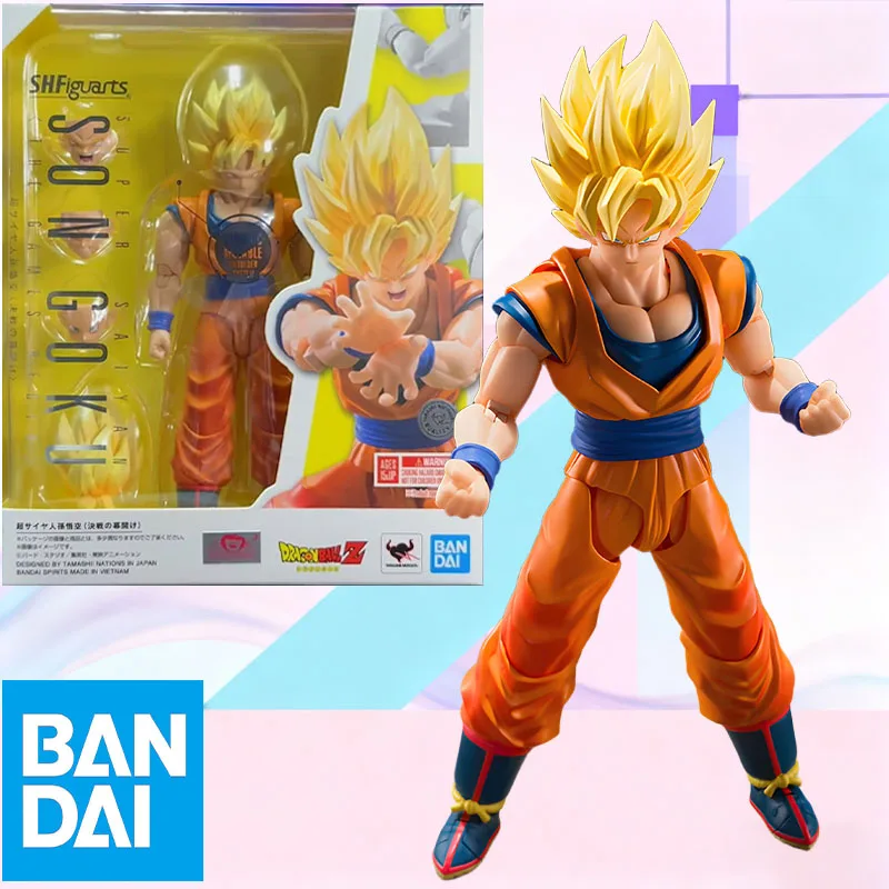 متوفر في المخزون بانداي الصندوق الأصلي S.H.Figuarts سوبر سايان سون جوكو اللعبة تبدأ VEGETA SHF عمل نموذج لجسم لعبة هدية للأطفال #1