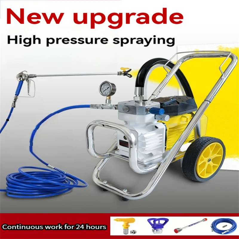 Hand Push Type High-pressure Airless Paint Coating Spraying Machine Portable Latex Paint Spraying Machine